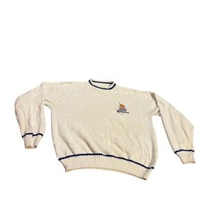 Vintage 1992‎ NBA All-Star Weekend Orlando Crewneck Sweater Textured Knit